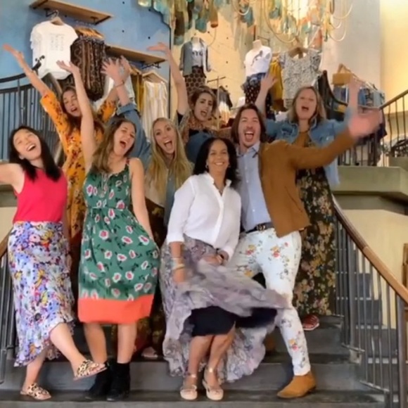 Anthropologie Mireille Floral Pleated Dress - Picture 2 of 4